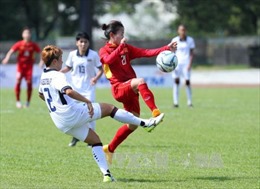 Đội tuyển bóng đá nữ Việt Nam chia điểm với Thái Lan 